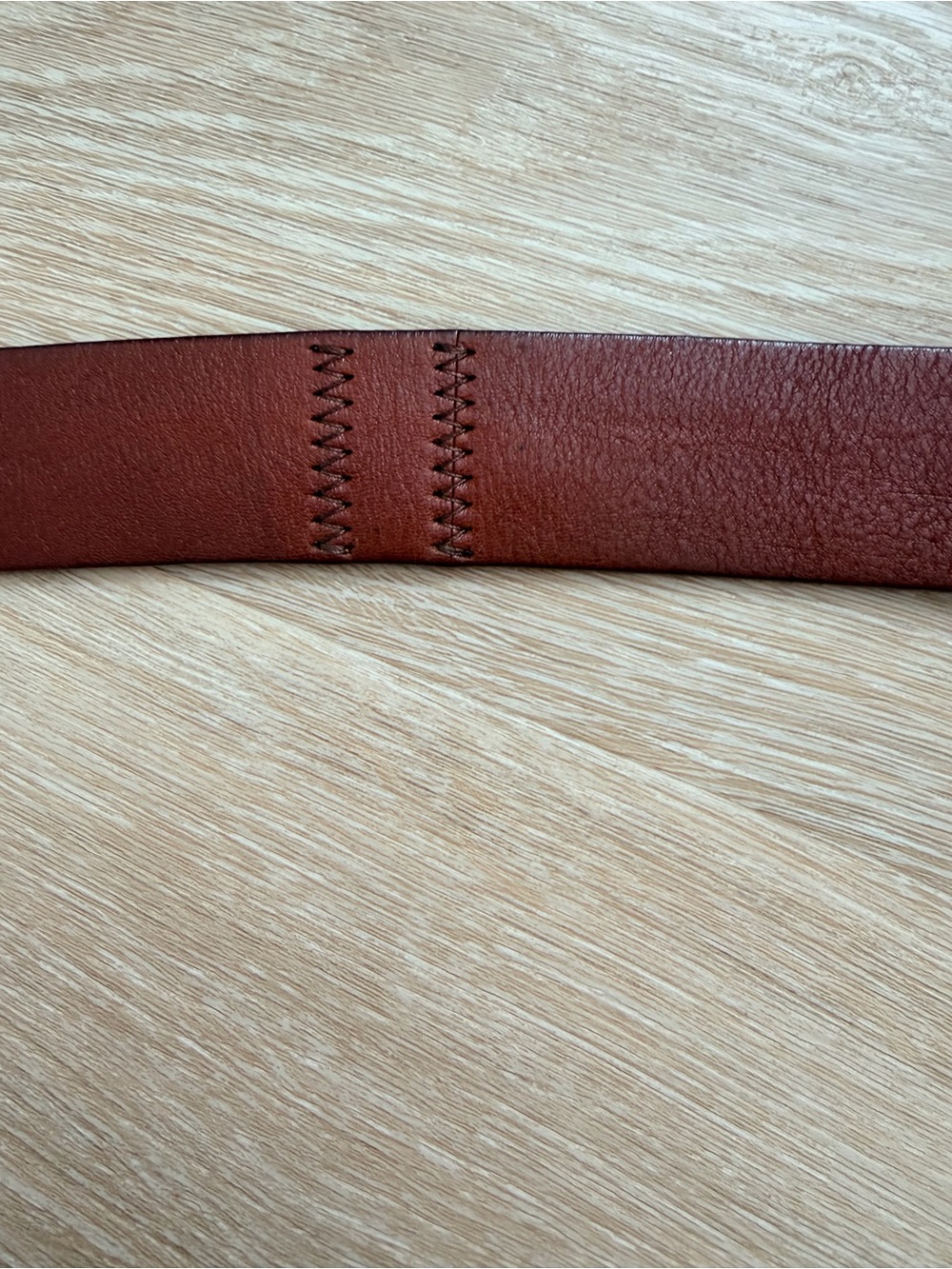 Vintage Y2K Fossil Genuine Leather Belt Brown Silver Statement Buckle Women’s S - Picture 8 of 16